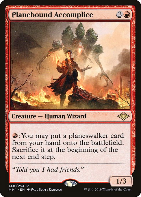 Planebound Accomplice · Modern Horizons 140/255