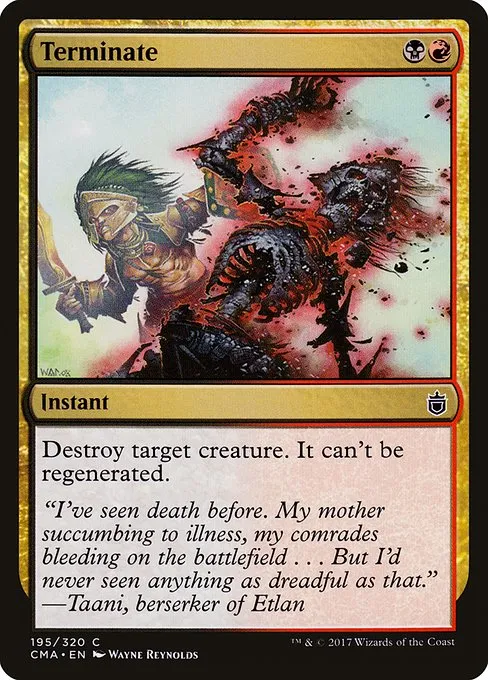 Terminate · Commander Anthology 195/320