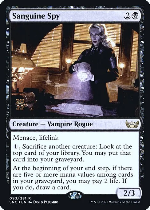 Sanguine Spy · Streets of New Capenna Promos 93s/161