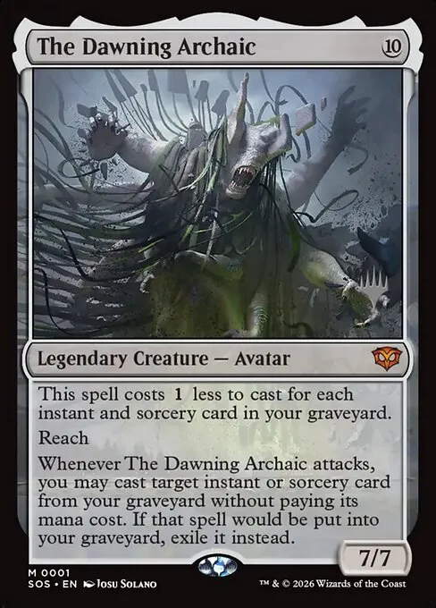 The Dawning Archaic · Secrets of Strixhaven Promos 1p/80