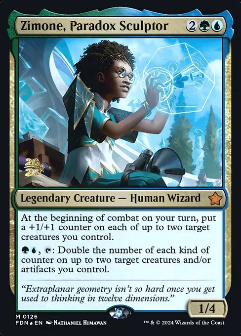 Zimone, Paradox Sculptor · Foundations Promos 126s/106