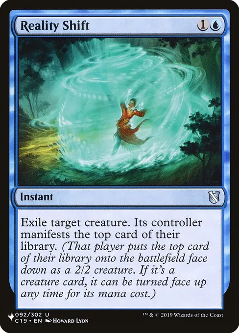 Reality Shift · The List C19-92/5050