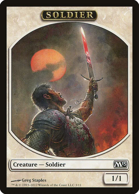 Soldier · Magic 2013 Tokens 3/11