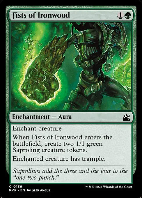 Fists of Ironwood · Ravnica Remastered 139/531
