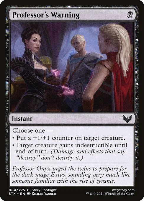 Professor's Warning · Strixhaven: School of Mages 84/393