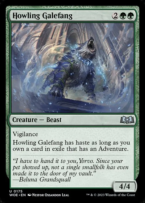 Howling Galefang · Wilds of Eldraine 175/381