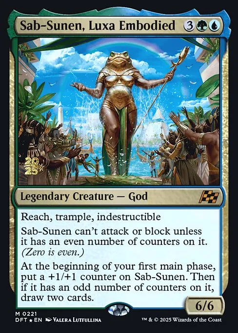 Sab-Sunen, Luxa Embodied · Aetherdrift Promos 221s/160