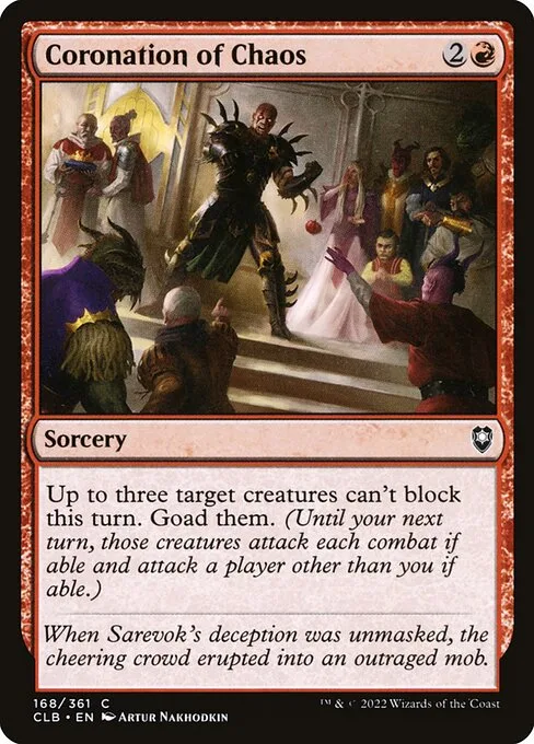 Coronation of Chaos · Commander Legends: Battle for Baldur's Gate 168/936