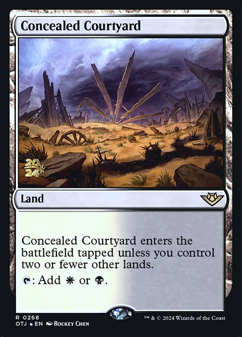 Concealed Courtyard · Outlaws of Thunder Junction Promos 268s/160