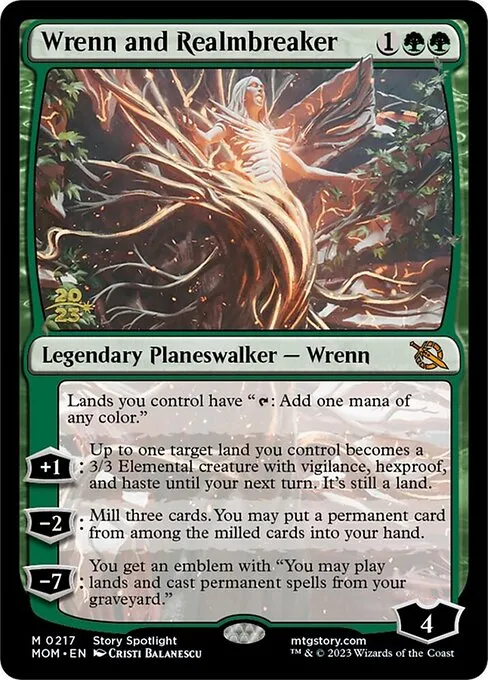 Wrenn and Realmbreaker · March of the Machine Promos 217s/144