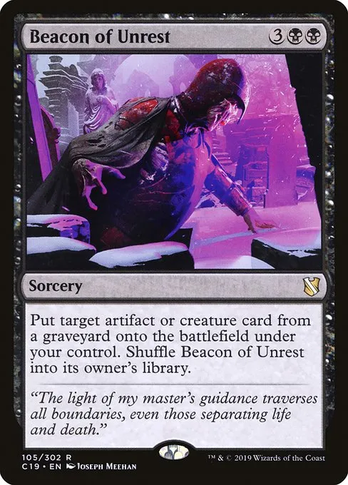 Beacon of Unrest · Commander 2019 105/302