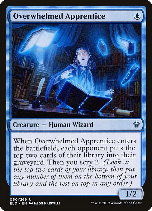 Overwhelmed Apprentice · Throne of Eldraine 60/398