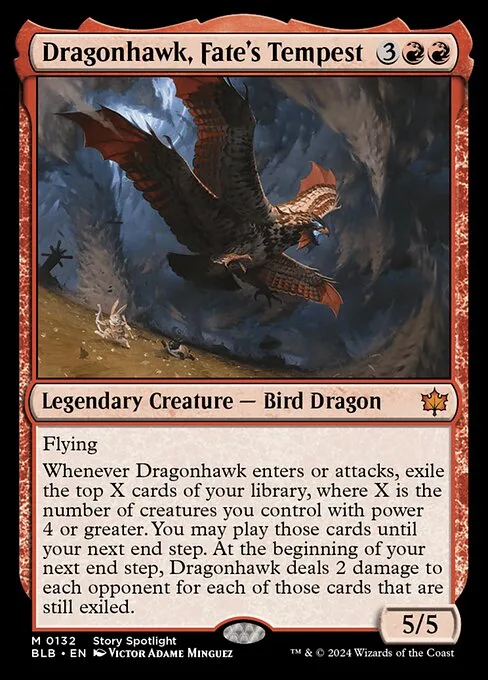Dragonhawk, Fate's Tempest · Bloomburrow 132/398