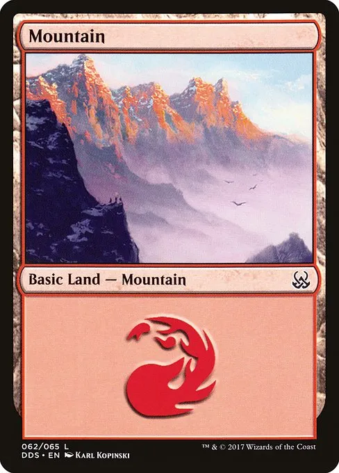 Mountain · Duel Decks: Mind vs. Might 62/65