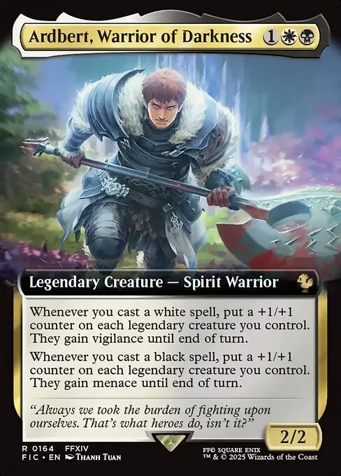Ardbert, Warrior of Darkness · Final Fantasy Commander 164/486