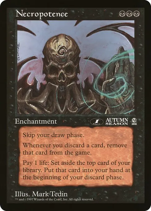 Necropotence · Oversized League Prizes 21/83