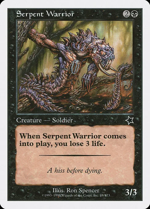 Serpent Warrior · Starter 1999 88/173