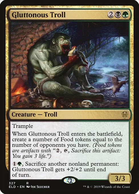 Gluttonous Troll · Throne of Eldraine 327/398