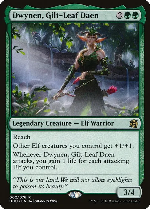 Dwynen, Gilt-Leaf Daen · Duel Decks: Elves vs. Inventors 2/76