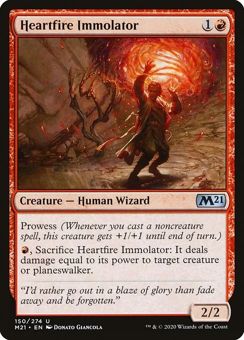 Heartfire Immolator · Core Set 2021 150/397