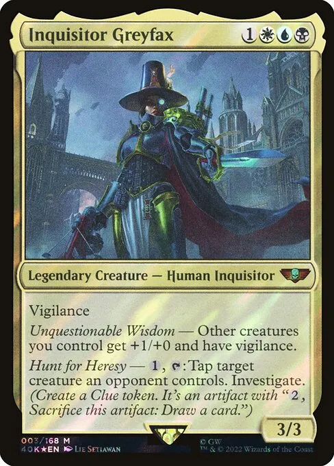 Inquisitor Greyfax · Warhammer 40,000 Commander 3/617
