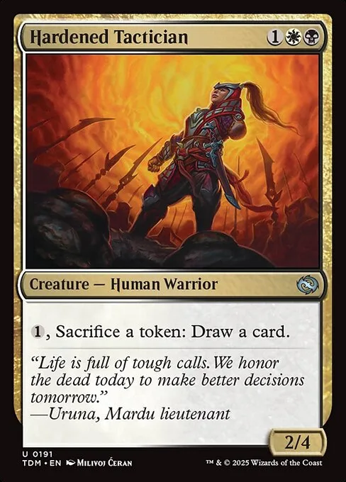 Hardened Tactician · Tarkir: Dragonstorm 191/427