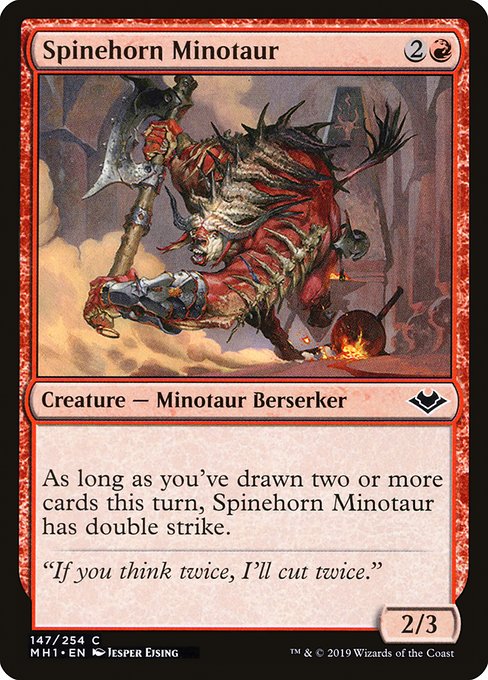 Spinehorn Minotaur · Modern Horizons 147/255