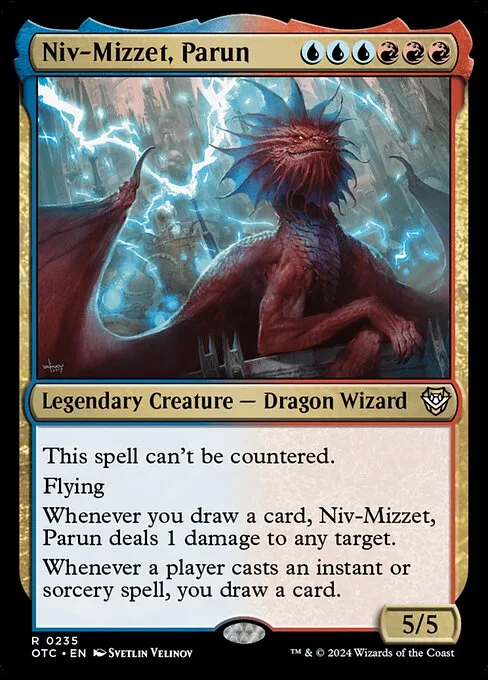 Niv-Mizzet, Parun · Outlaws of Thunder Junction Commander 235/342