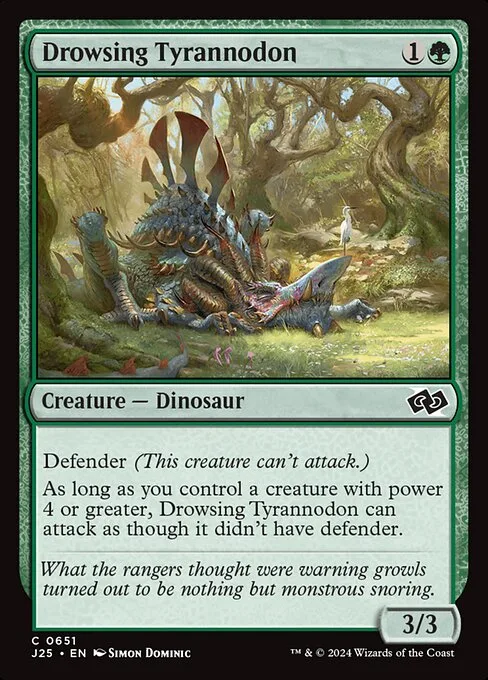 Drowsing Tyrannodon · Foundations Jumpstart 651/779