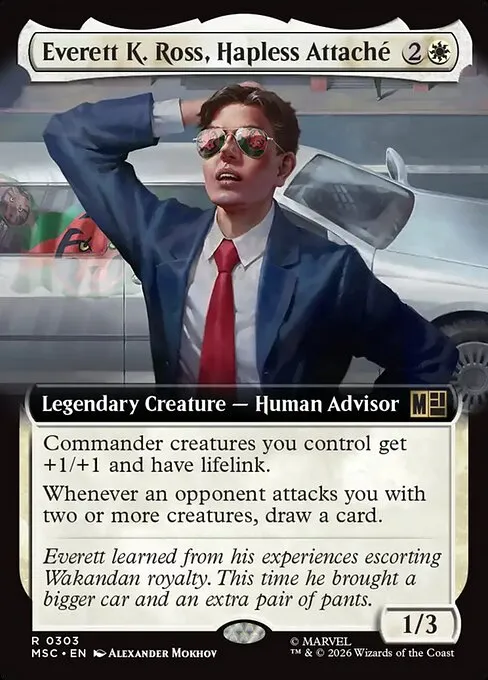 Everett K. Ross, Hapless Attaché · Marvel Super Heroes Commander 303/9