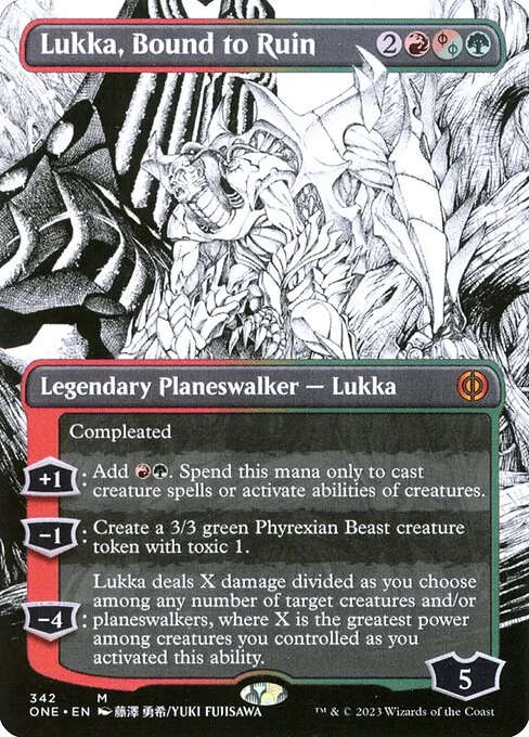 Lukka, Bound to Ruin · Phyrexia: All Will Be One 342/479