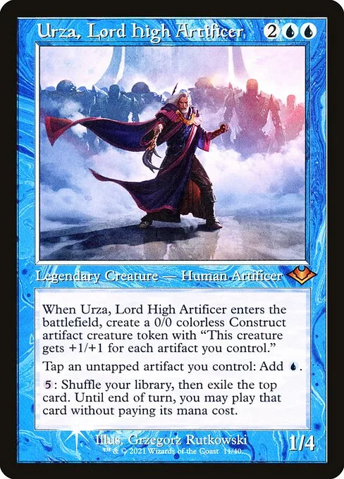 Urza, Lord High Artificer · Modern Horizons 1 Timeshifts 11/40