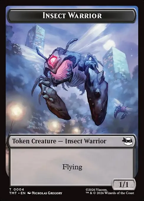 Insect Warrior · Teenage Mutant Ninja Turtles Tokens 4/10