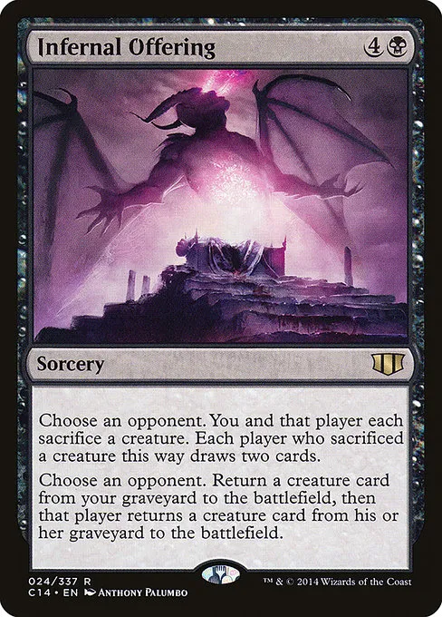 Infernal Offering · Commander 2014 24/337
