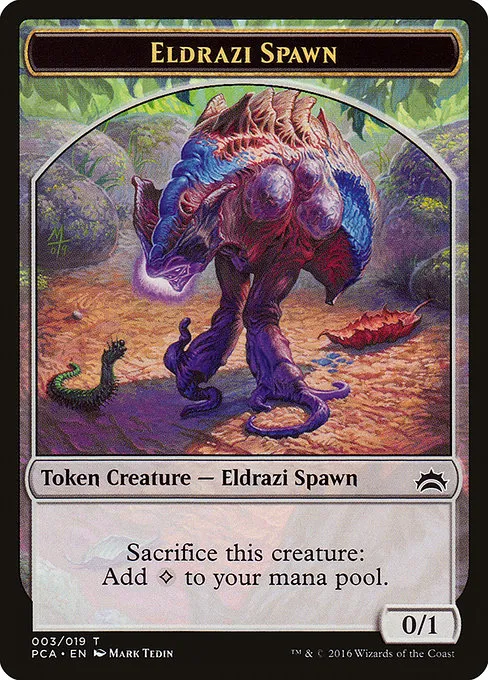 Eldrazi Spawn · Planechase Anthology Tokens 3/19