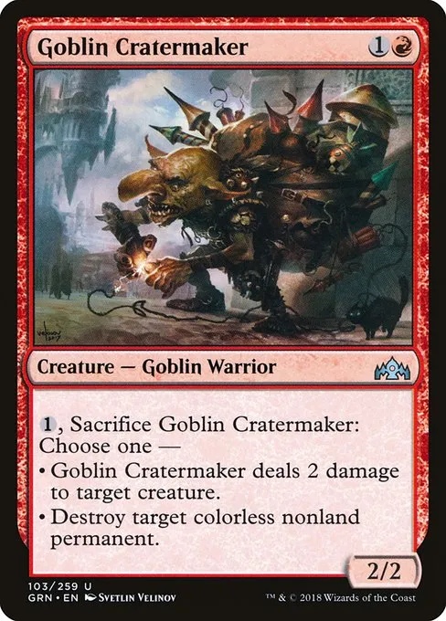 Goblin Cratermaker · Guilds of Ravnica 103/273