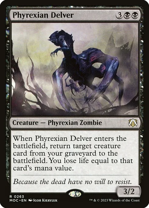 Phyrexian Delver · March of the Machine Commander 263/450