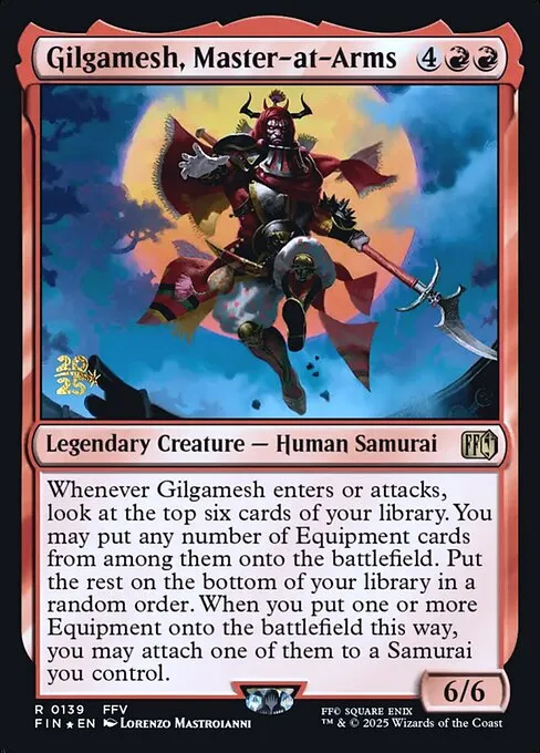 Gilgamesh, Master-at-Arms · Final Fantasy Promos 139s/94