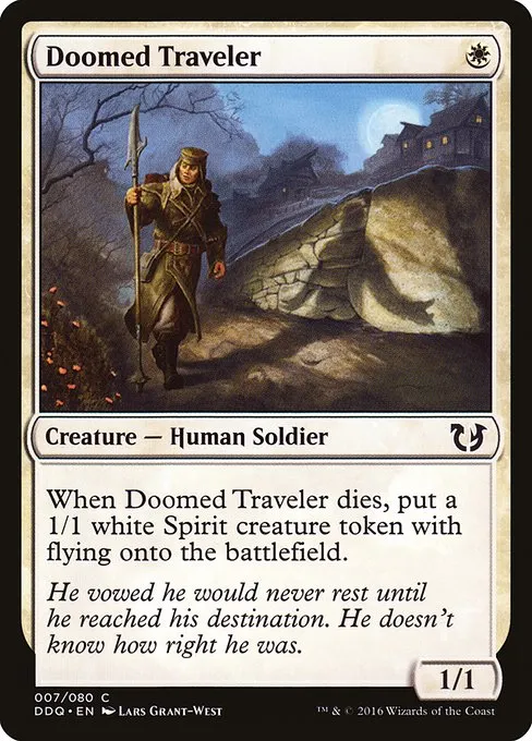 Doomed Traveler · Duel Decks: Blessed vs. Cursed 7/80