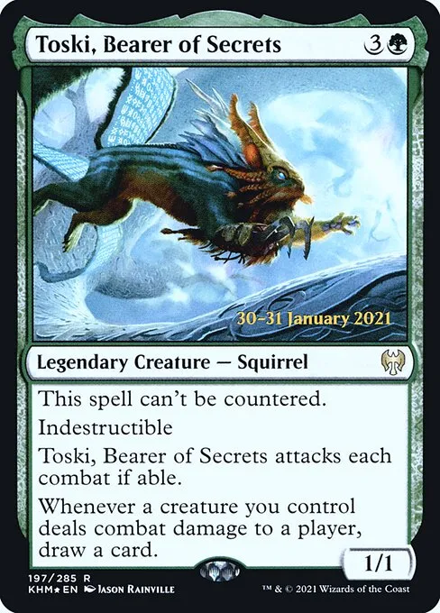 Toski, Bearer of Secrets · Kaldheim Promos 197s/158