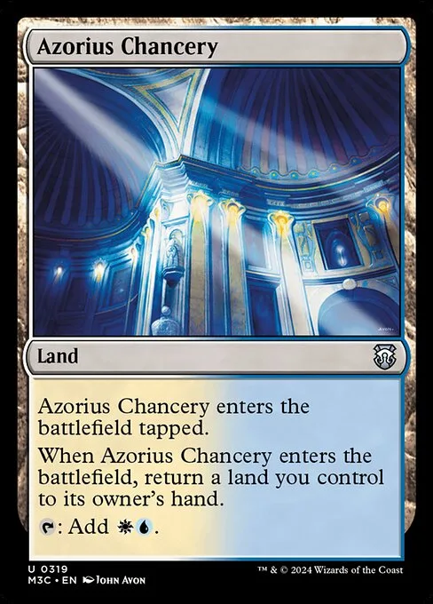 Azorius Chancery · Modern Horizons 3 Commander 319/398