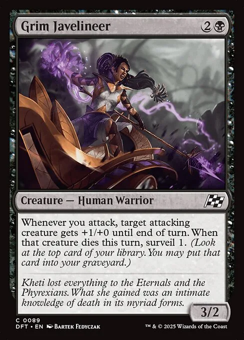 Grim Javelineer · Aetherdrift 89/553