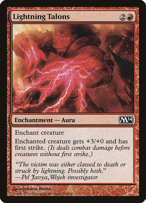 Lightning Talons · Magic 2014 144/249