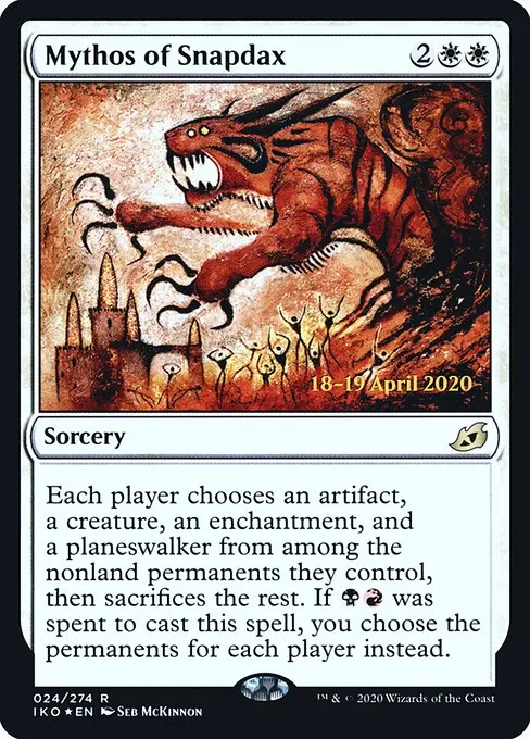 Mythos of Snapdax · Ikoria: Lair of Behemoths Promos 24s/137