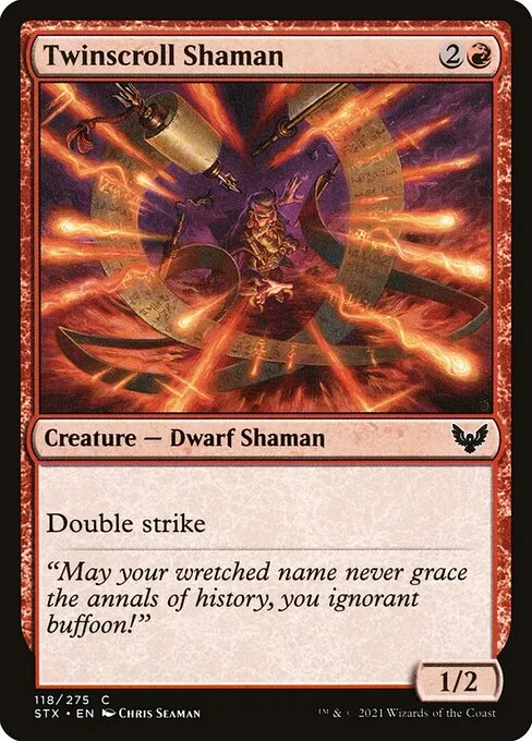 Twinscroll Shaman · Strixhaven: School of Mages 118/393