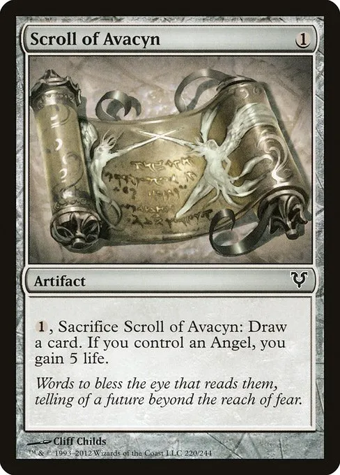 Scroll of Avacyn · Avacyn Restored 220/244