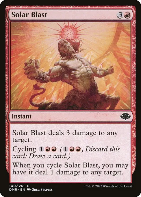Solar Blast · Dominaria Remastered 140/457