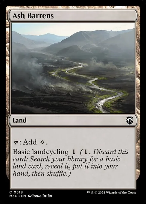 Ash Barrens · Modern Horizons 3 Commander 318/398