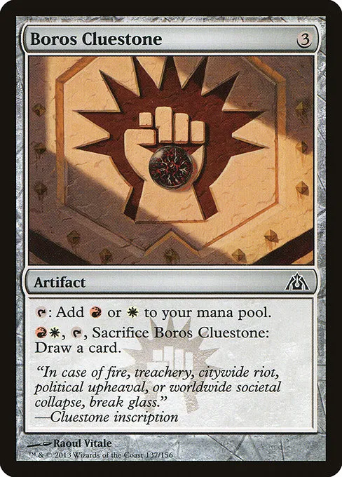 Boros Cluestone · Dragon's Maze 137/156
