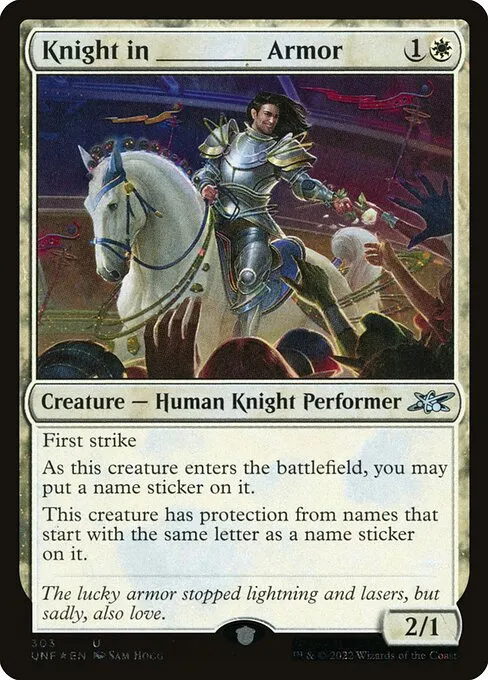 Knight in _____ Armor · Unfinity 303/639
